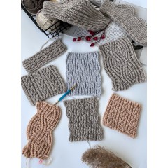 "6 узоров для вязания кос крючком" Мастер-класс ВИДЕО+PDF