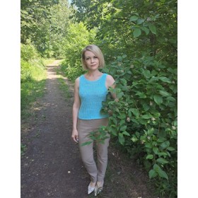  "АЖУРНАЯ МАЙКА КРЮЧКОМ" МАСТЕР-КЛАСС ВИДЕО + PDF