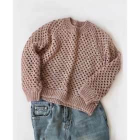 "Свитер реглан "Бабушкин квадрат" крючком" мастер-класс ВИДЕО+PDF