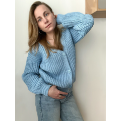 "Кардиган COSH" крючком" мастер-класс PDF+video