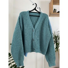 "Кардиган COSH" крючком" мастер-класс PDF+video