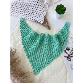 "Ажурная косынка крючком" Мастер-класс PDF+ВИДЕО