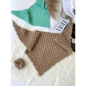 "Ажурная косынка крючком" Мастер-класс PDF+ВИДЕО