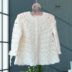 "Кофточка "КРУЖЕВНОЕ ОБЛАЧКО" крючком" Мастер-класс PDF