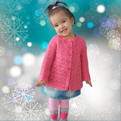 "Кофточка "КРУЖЕВНОЕ ОБЛАЧКО" крючком" Мастер-класс PDF