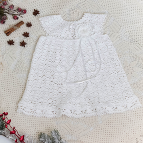 "Платье"КРУЖЕВНОЕ ОБЛАЧКО" крючком" Мастер-класс PDF