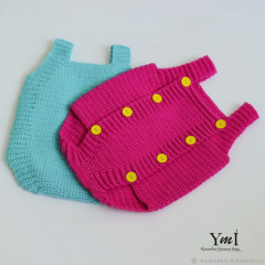 "Ромпер "ДЛЯ НОВОРОЖДЕННОГО" крючком" Мастер-класс PDF