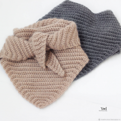 "Платок "ШЕЙНЫЙ" крючком" Мастер-класс PDF+видео