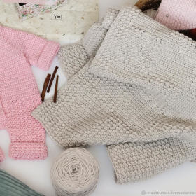 "Плед "ЖЕМЧУЖИНКА" крючком"  Мастер-класс PDF