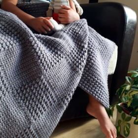 "Плед "ЖЕМЧУЖИНКА" крючком"  Мастер-класс PDF